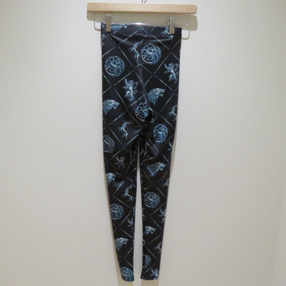 BLACKMILK Game Of Thrones Win Or Die Leggings Goth Alt Punk Cosplay Whimsigoth - Picture 9 of 14